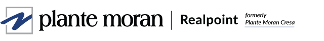 Plante Moran Realpoint logo.