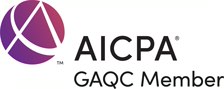 Logo for AICPA GAQC.
