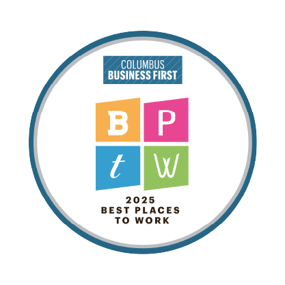 Columbus Business First Best Places to Work logo.