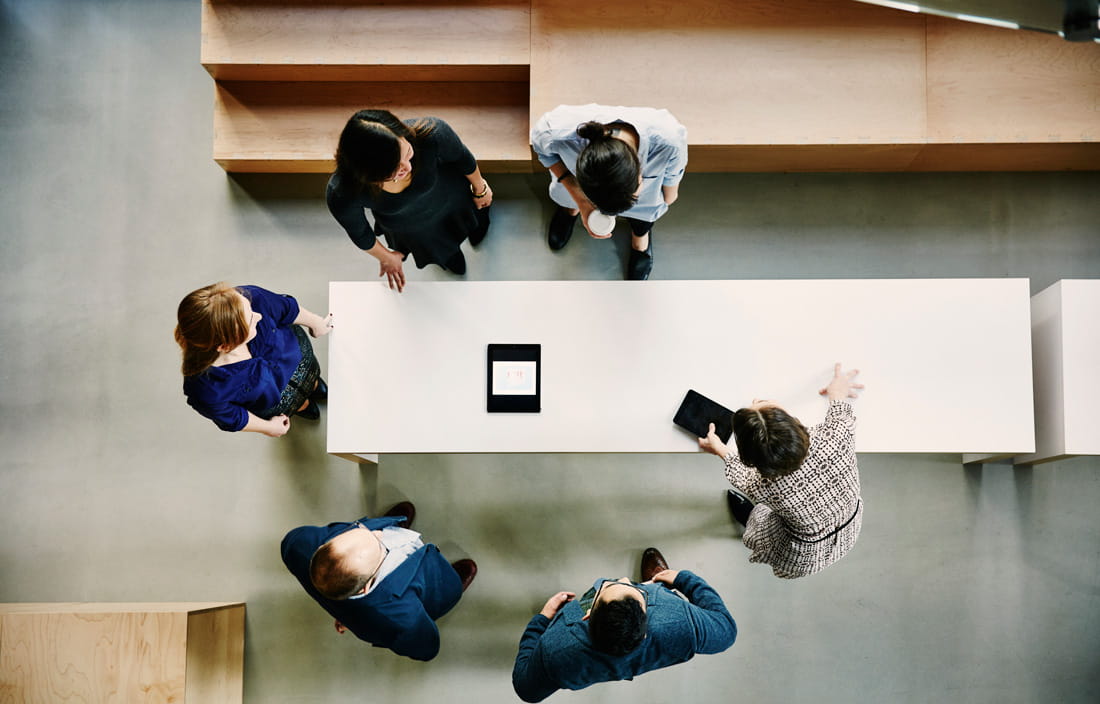 Group of people working