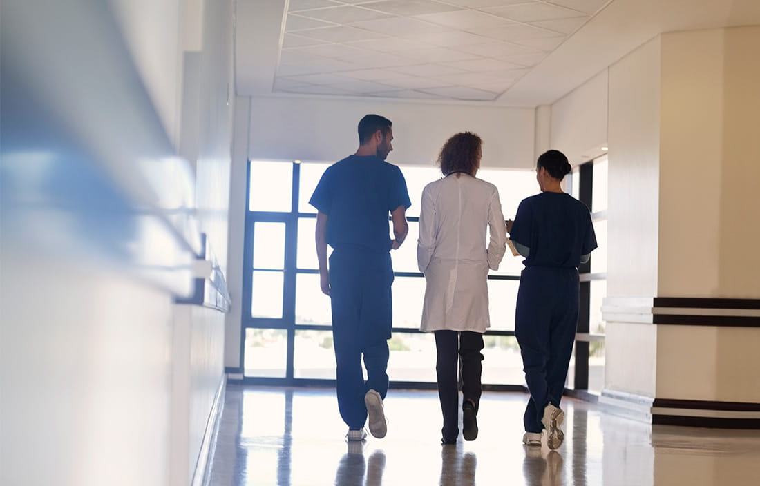 Image of medical staff in hospital