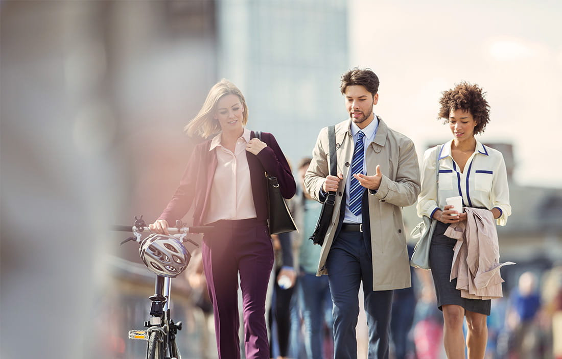 Image of people talking