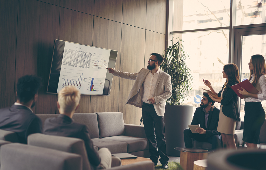 Professional giving presentation