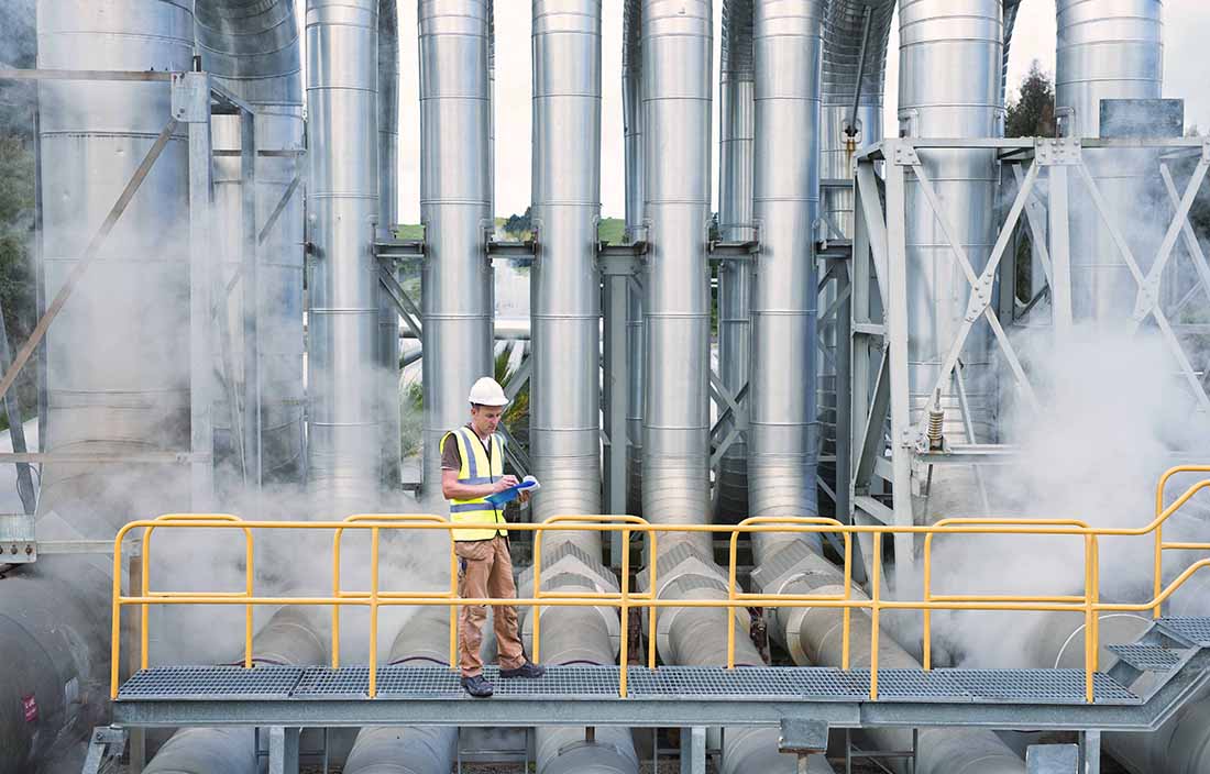 Man working in a factory