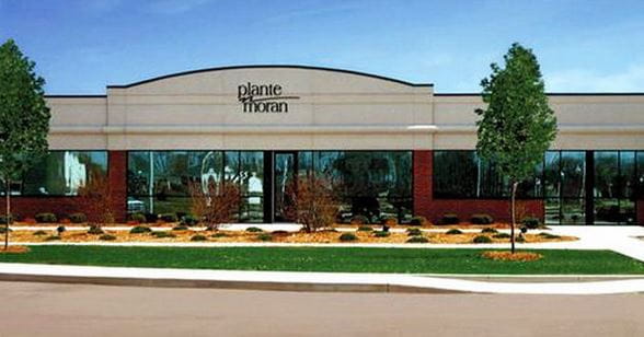 An outside view of the Plante Moran office