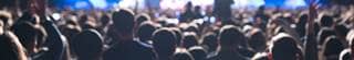 Crowd at a concert.