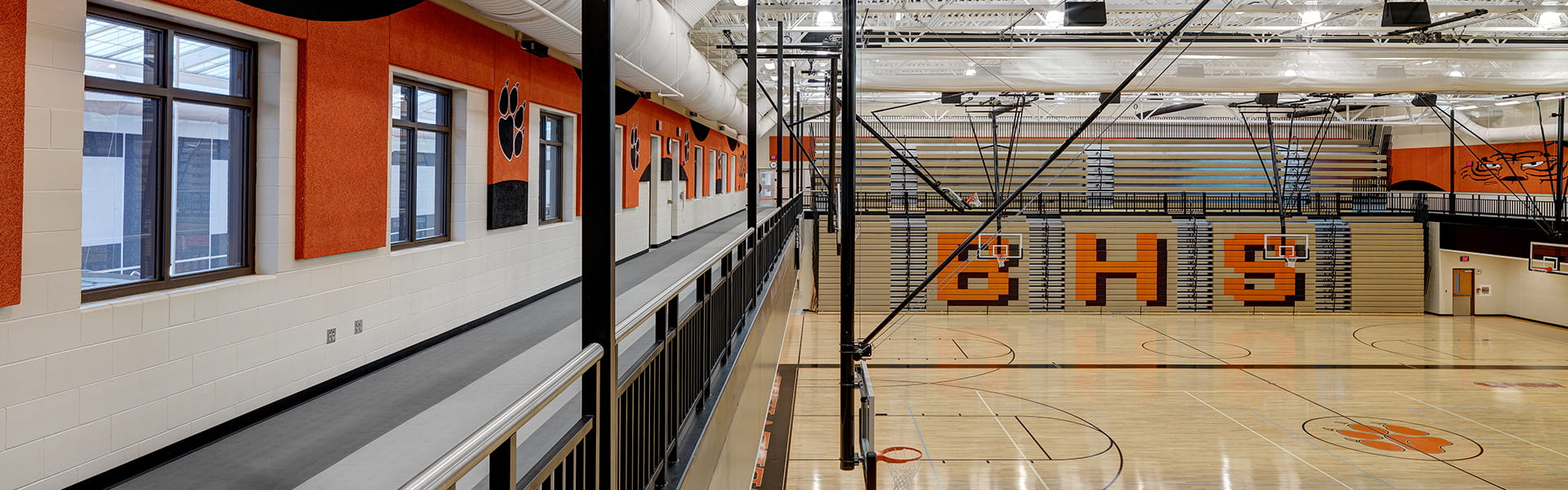 Van Buren Public Schools gymnasium.