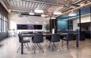 Group desk with chairs