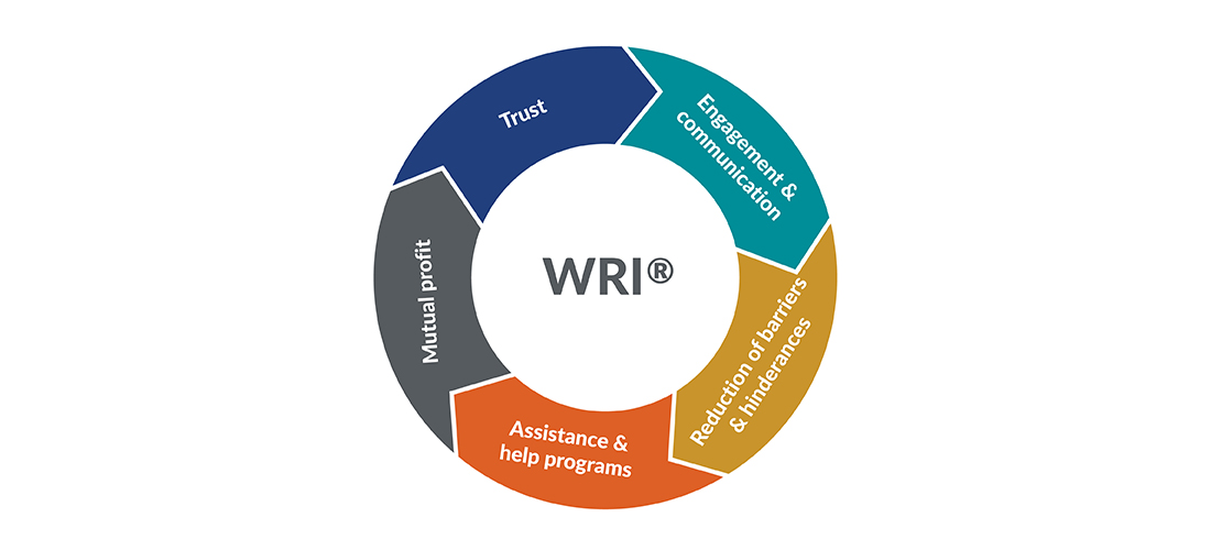 WRI Supplier Relations Momentum Flywheel.