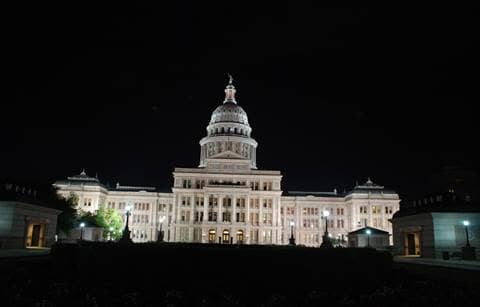 White House at night.