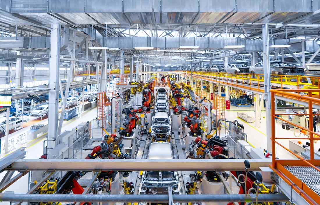 Automotive factory.