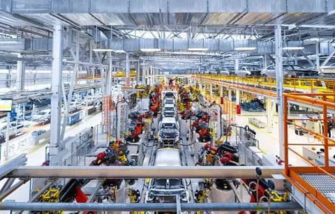 Automotive factory.