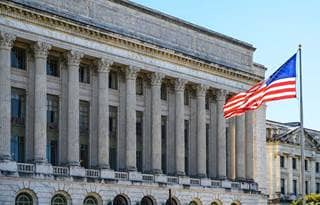 Exterior of a U.S. government buliding.