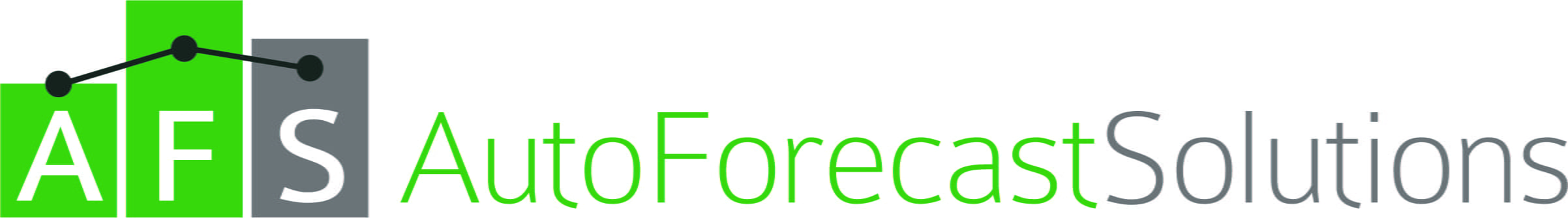 Horizontal logo for Auto Forecast Solutions (AFS).