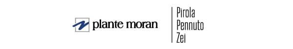 Plante Moran and Pirola Pennuto Zei logo lockup.