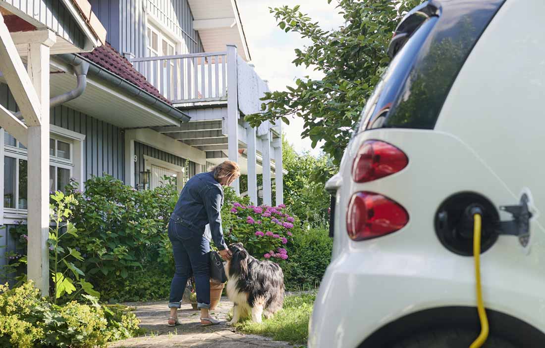 Electric vehicle purchased at dealership
