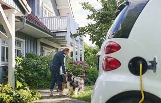Electric vehicle purchased at dealership