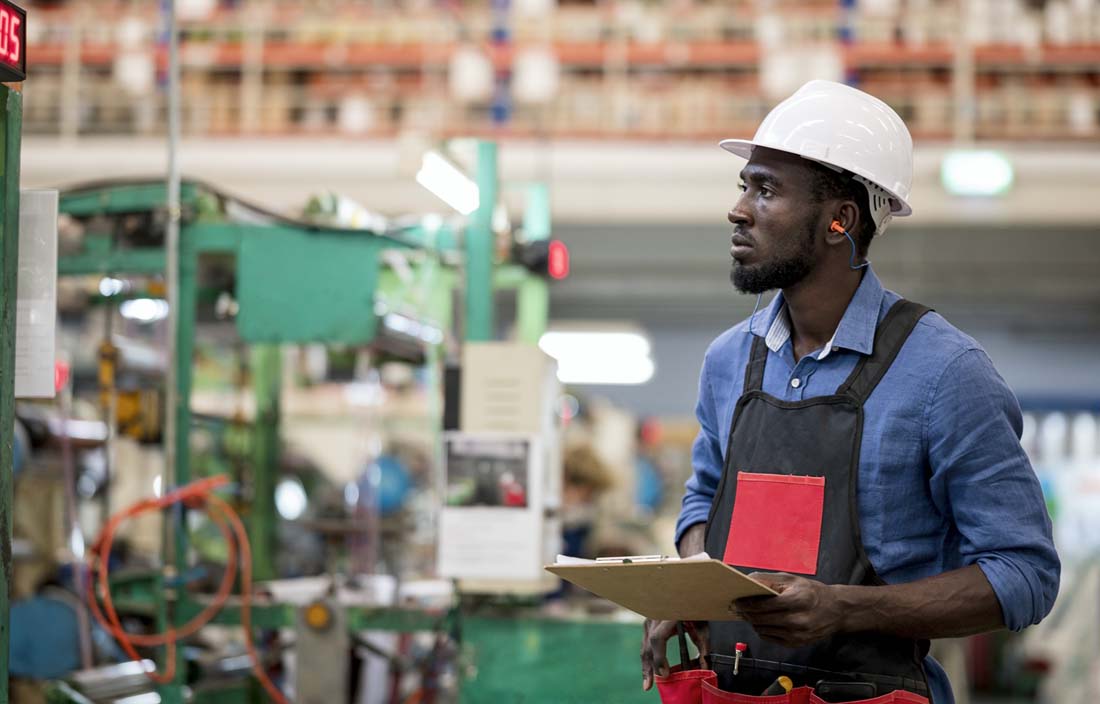 Auto supplier in a factory