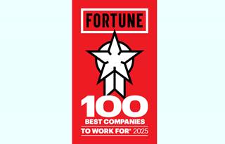 Fortune 100 Best Companies to Work For logo.