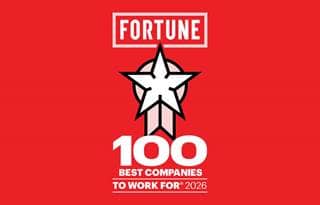 Fortune 100 Best Companies to Work For 2026 logo.