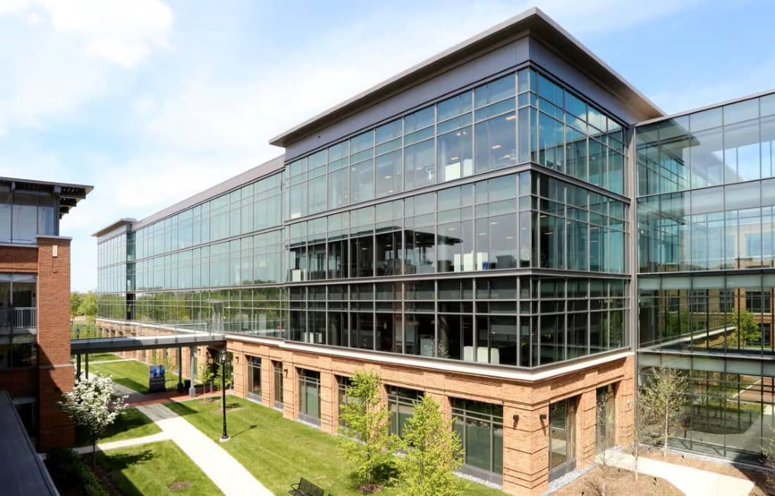 Exterior of Plante Moran's new Columbus office.