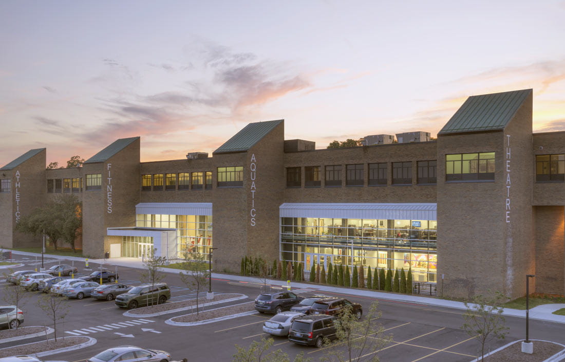 The Hawk Farmington Hills Recreation Center exterior