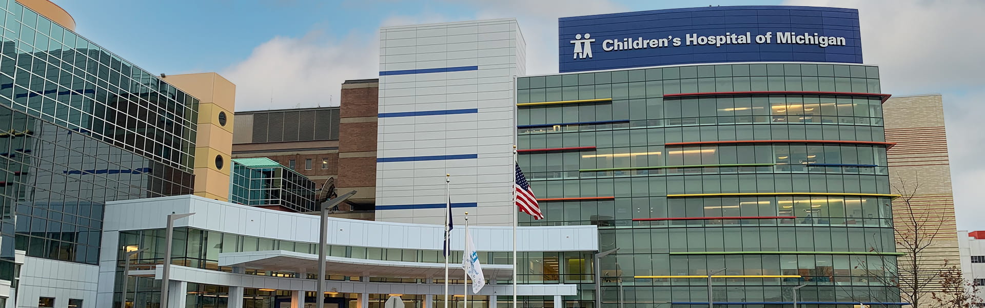 DMC Children's Hospital of Michigan exterior.