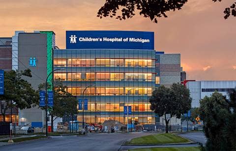 DMC Childrens Hospital of Michigan Exterior