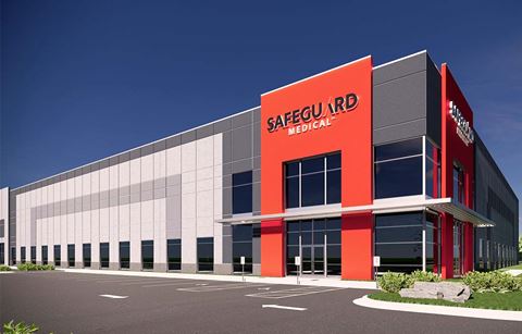 Rendering of Safeguard Medical new global headquarters in Huntersville, NC