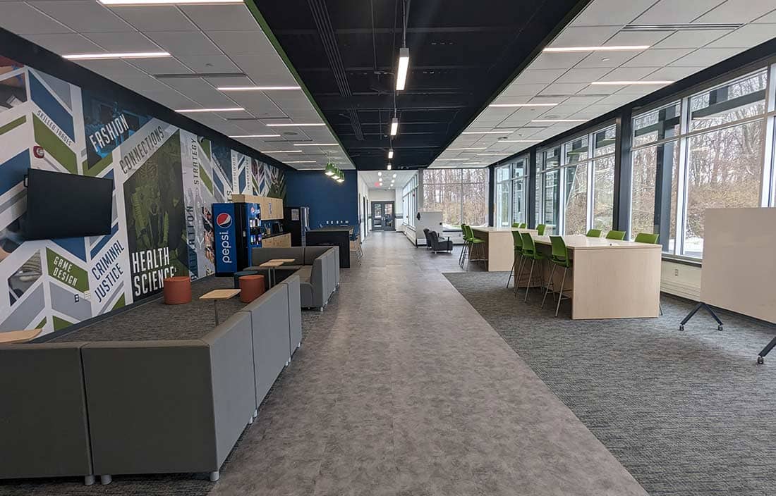 LCTC Robotics Center Main Hallway - Livonia Public Schools, Michigan