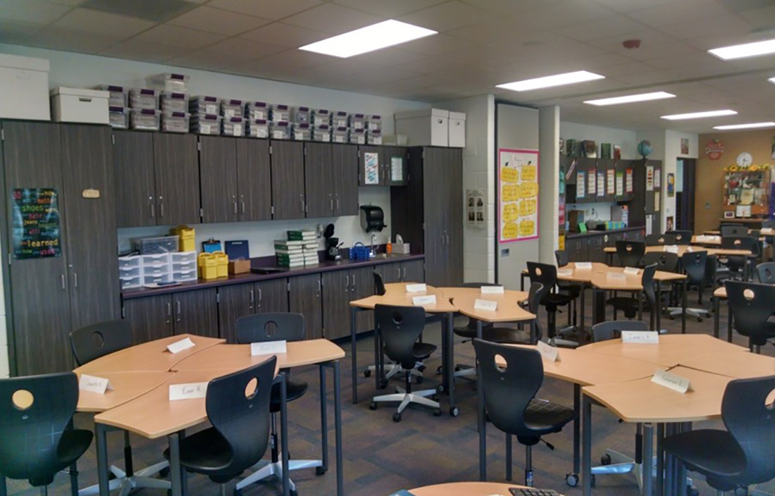 Novi Community School District Meadows classroom
