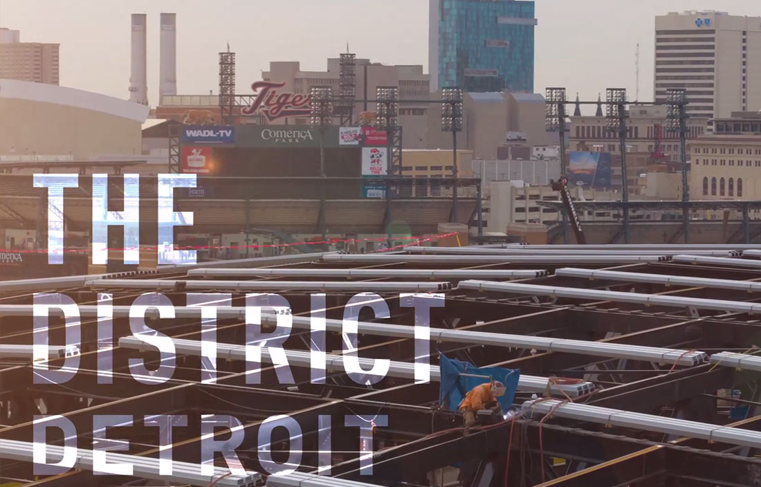Detroit's Little Caesars Arena has topping out ceremony