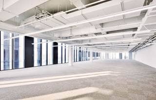 Empty, open office space