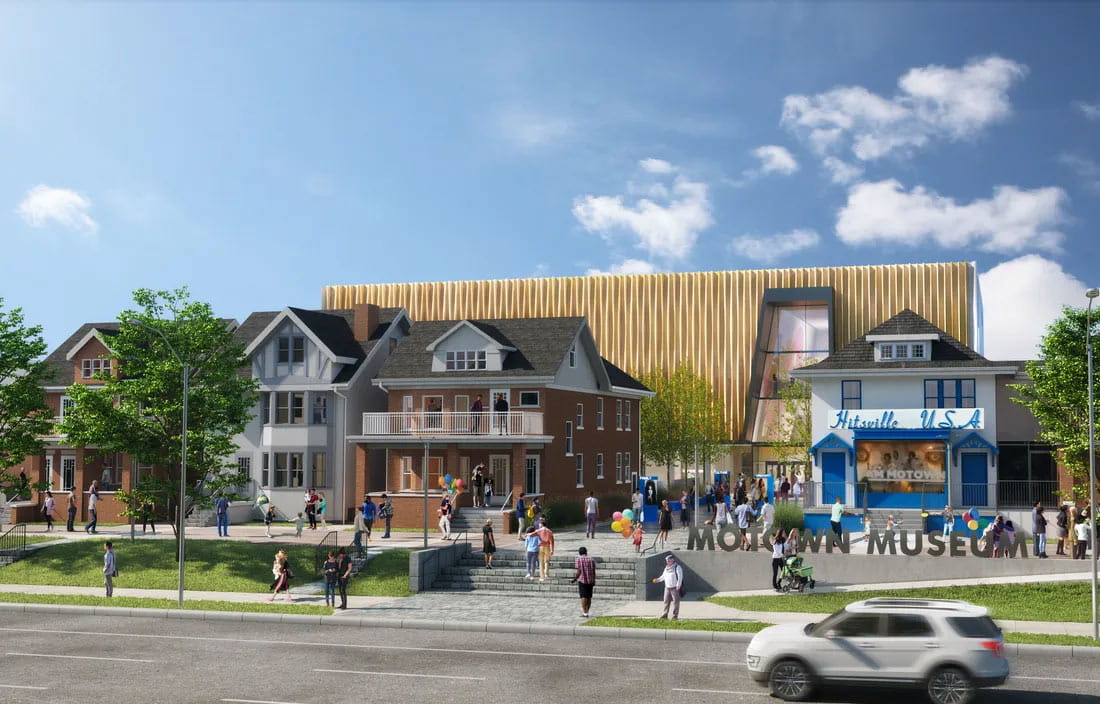 Motown Museum in Detroit, Mich., phase three of the $55 million expansion program rendering