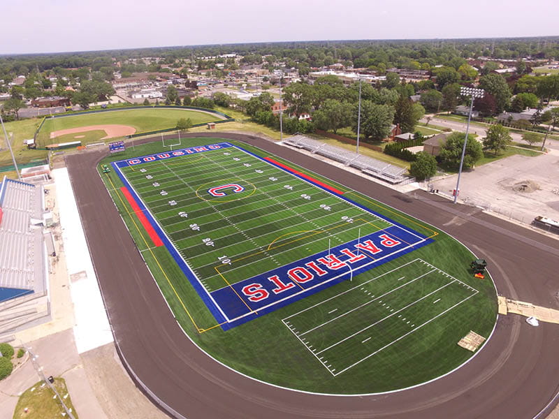 Warren Consolidated School Cousino High Football Field