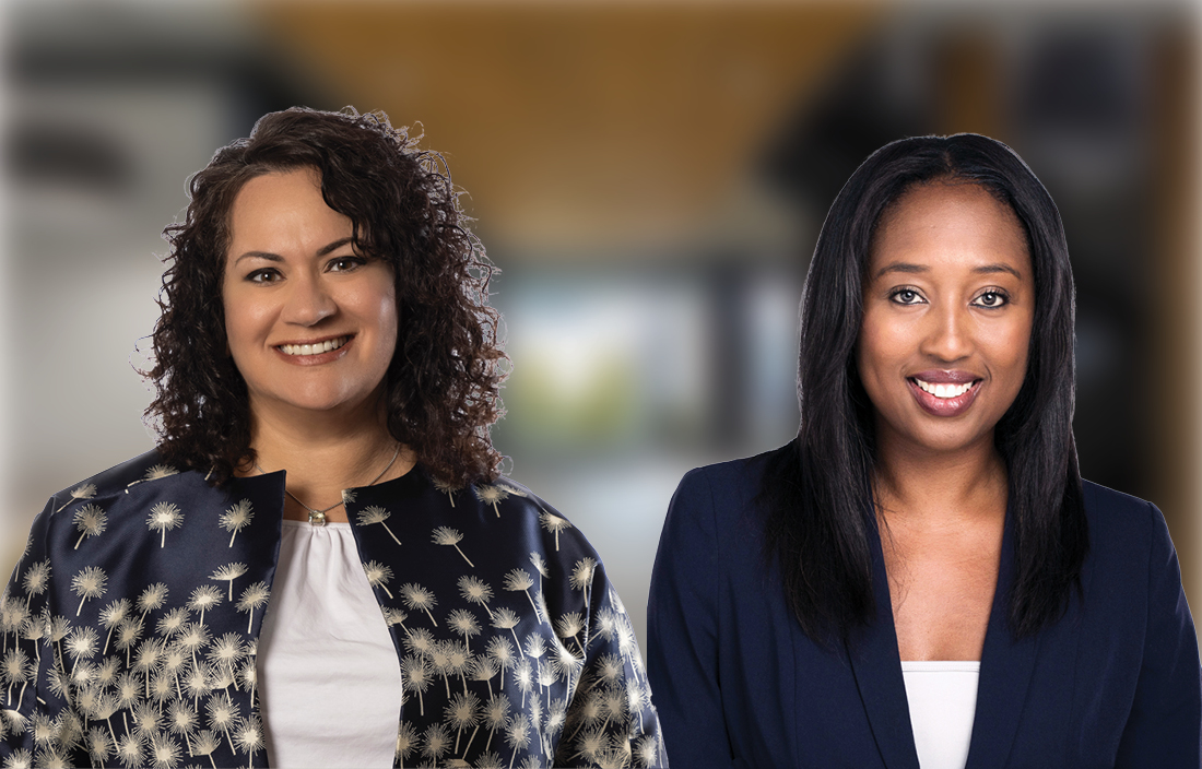 Teresa Miller (left) and Nicole Blocker (right) of Plante Moran Cresa