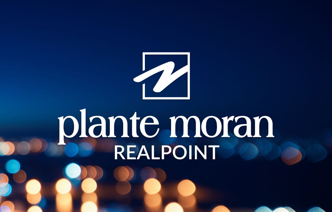 Graphic and logo for Plante Moran Realpoint.