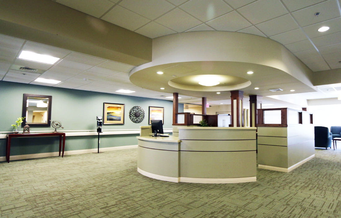 Lourdes Senior Community Lobby