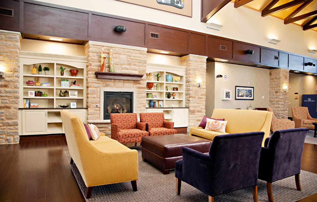 Saint Leonard Senior Living Community Gathering Area