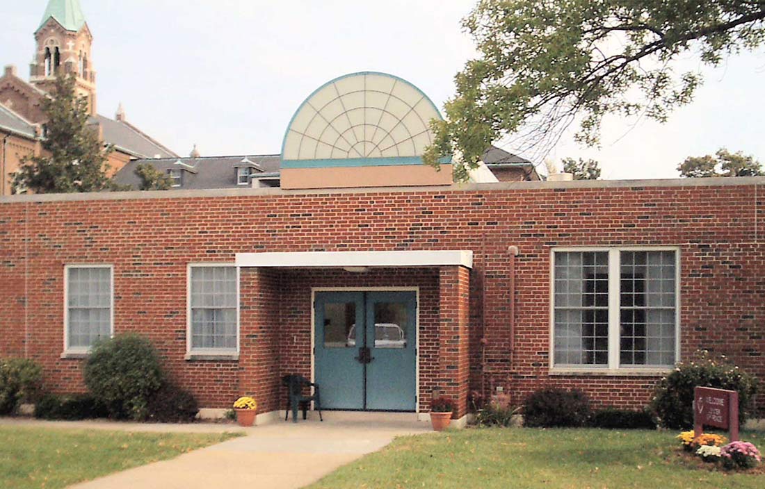 Adorers of the Blood of Christ Center of Peace exterior entrance