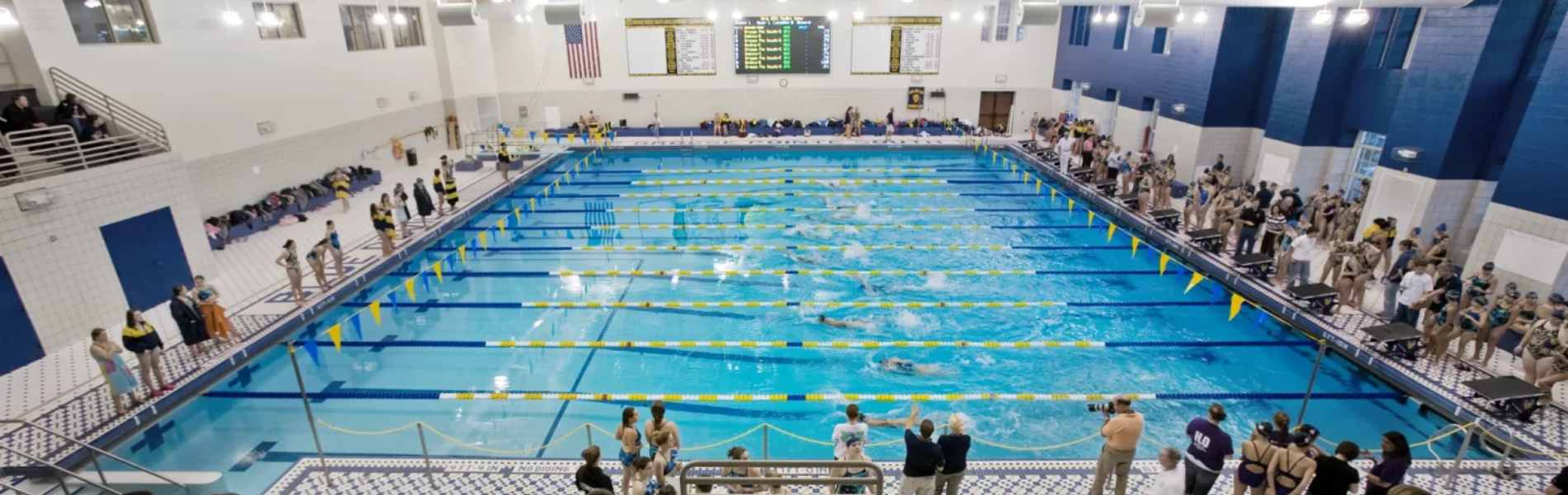 Pool at Grosse Pointe Public School System in Michigan, USA