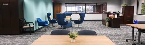 Image of remodeled MCAN office space.