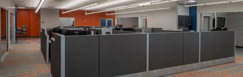 Zhongli NA Shelby Township, MI, USA, new headquarters open office workstation area