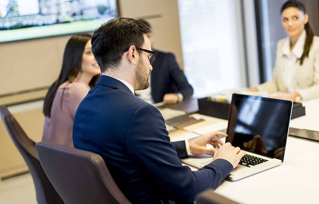Man at computer