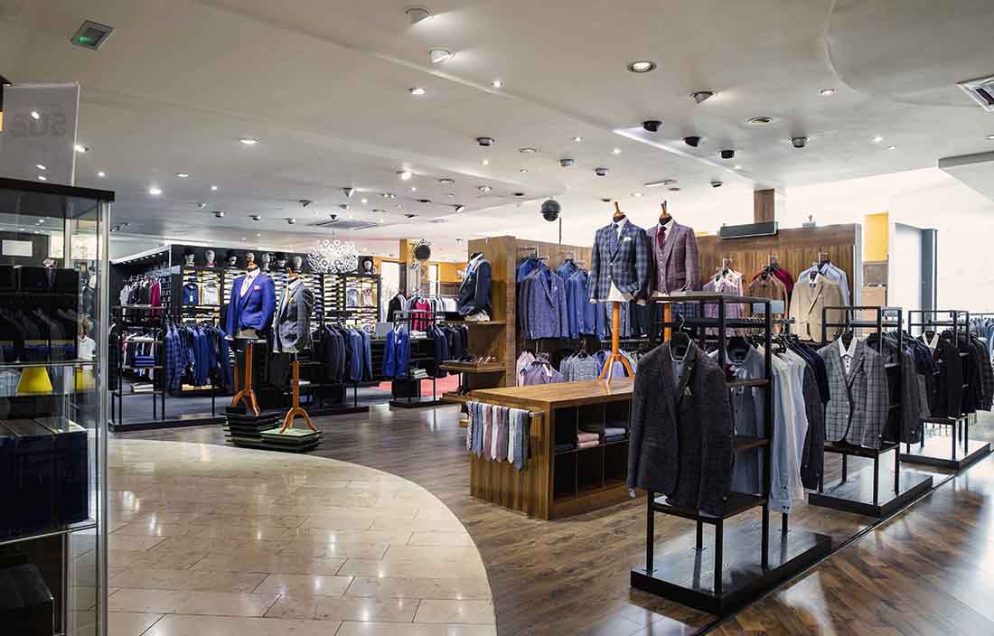 Empty Clothing store